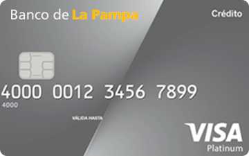 Tarjeta de crédito Caldén Visa PLATINUM Banco de La Pampa