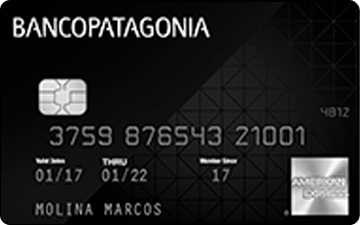 Tarjeta de crédito American Express Black Banco Patagonia