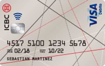 Tarjeta de débito Visa Débito ICBC