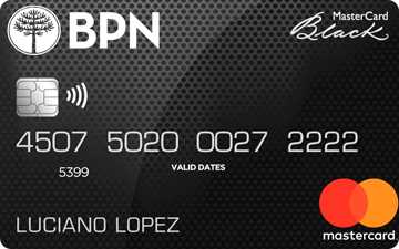 Tarjeta de crédito Mastercard Black Bpn
